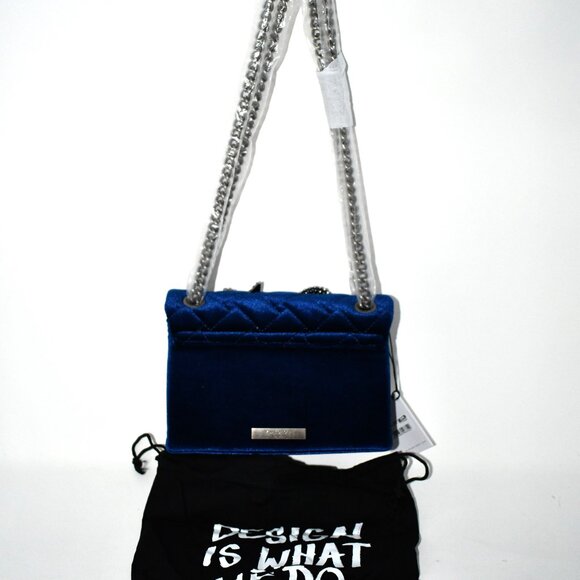 Kurt Geiger London Velvet MINI Kensington Novelty Crossbody Bag in Blue #5018780 - Picture 5 of 9